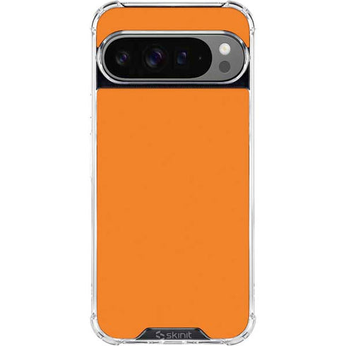 Orange Google Pixel 10 Pro XL Clear Case